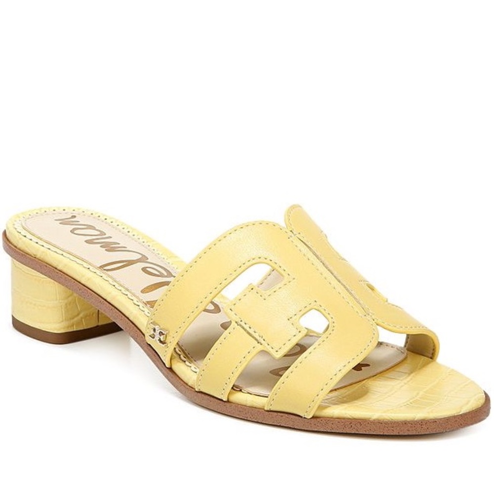 Sam Edelman bay wide fit Illie Mule Honeydew Lea 9W Bay sandals heels